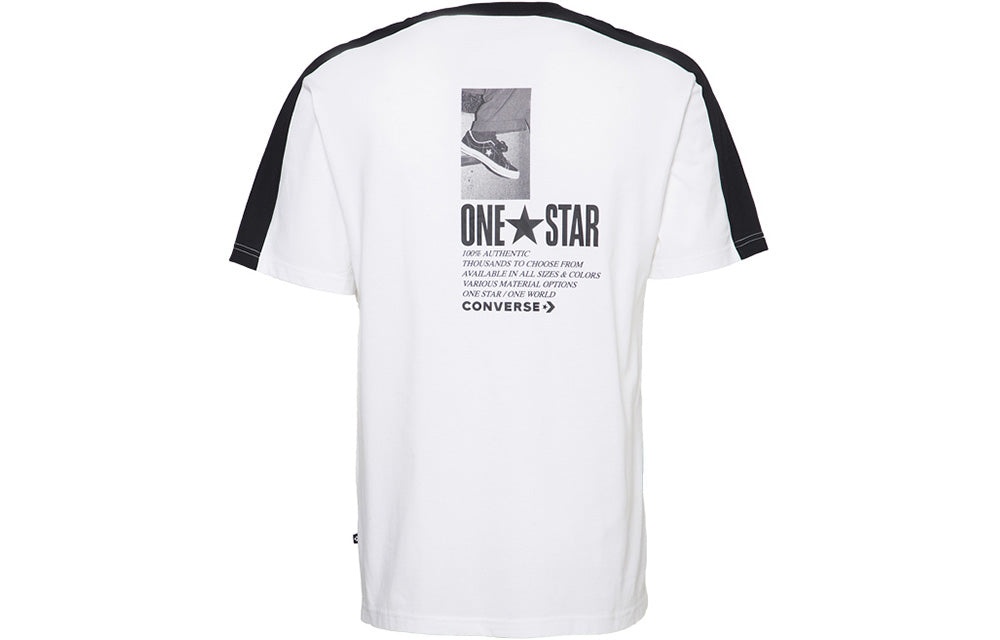 Converse One Star Panel T-Shirt 'White' 10016941-A01 - 2