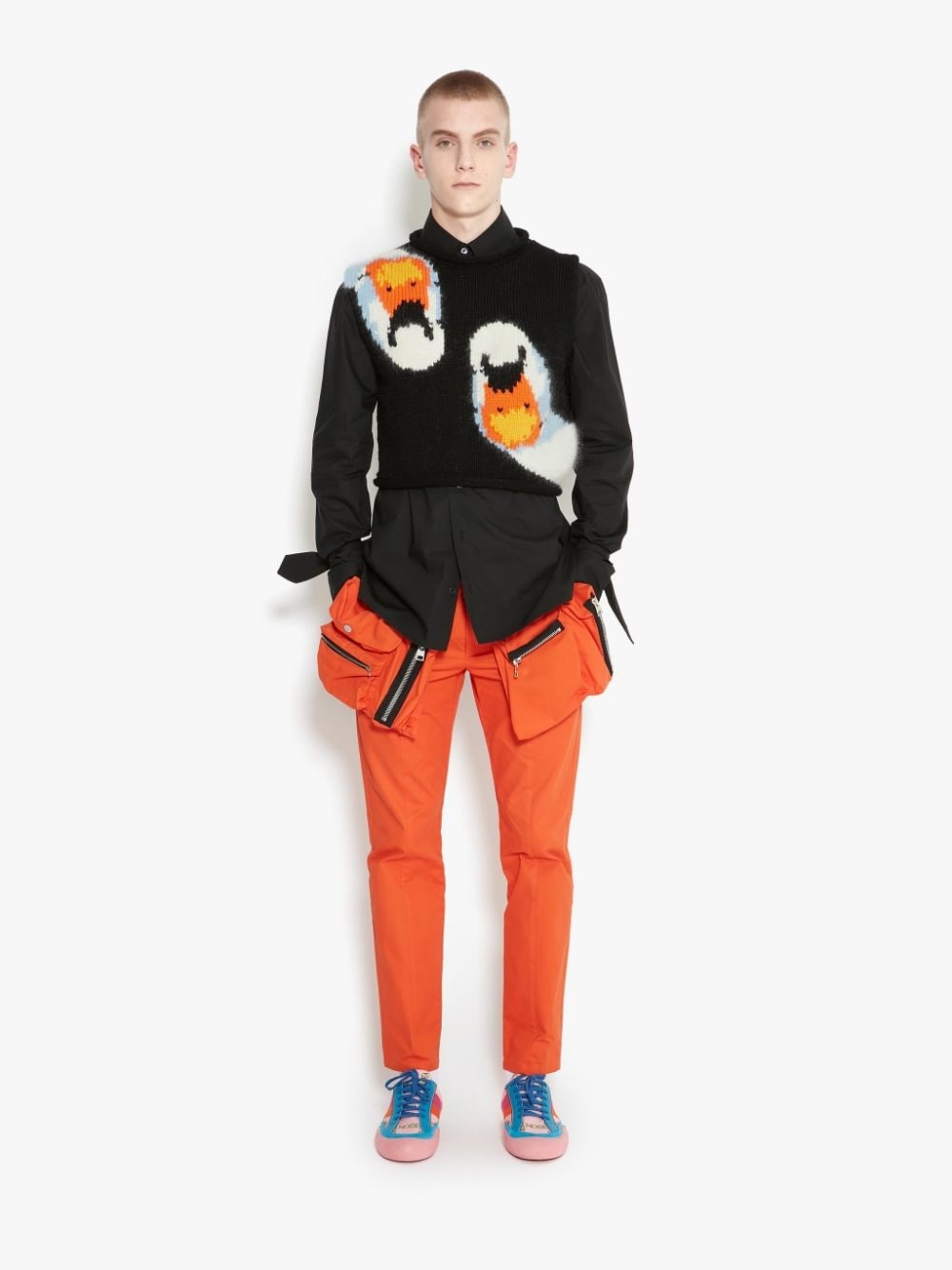 SWAN CREWNECK VEST - 2