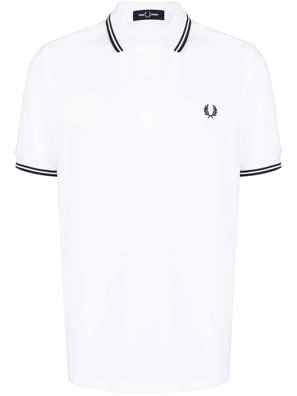 logo-print polo shirt - 1