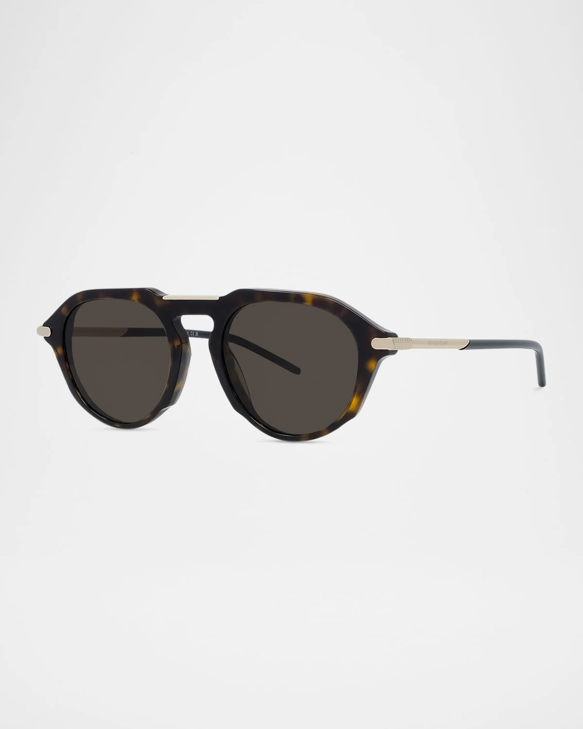 Men's GV One Acetate and Nylon Round Sunglasses - 1