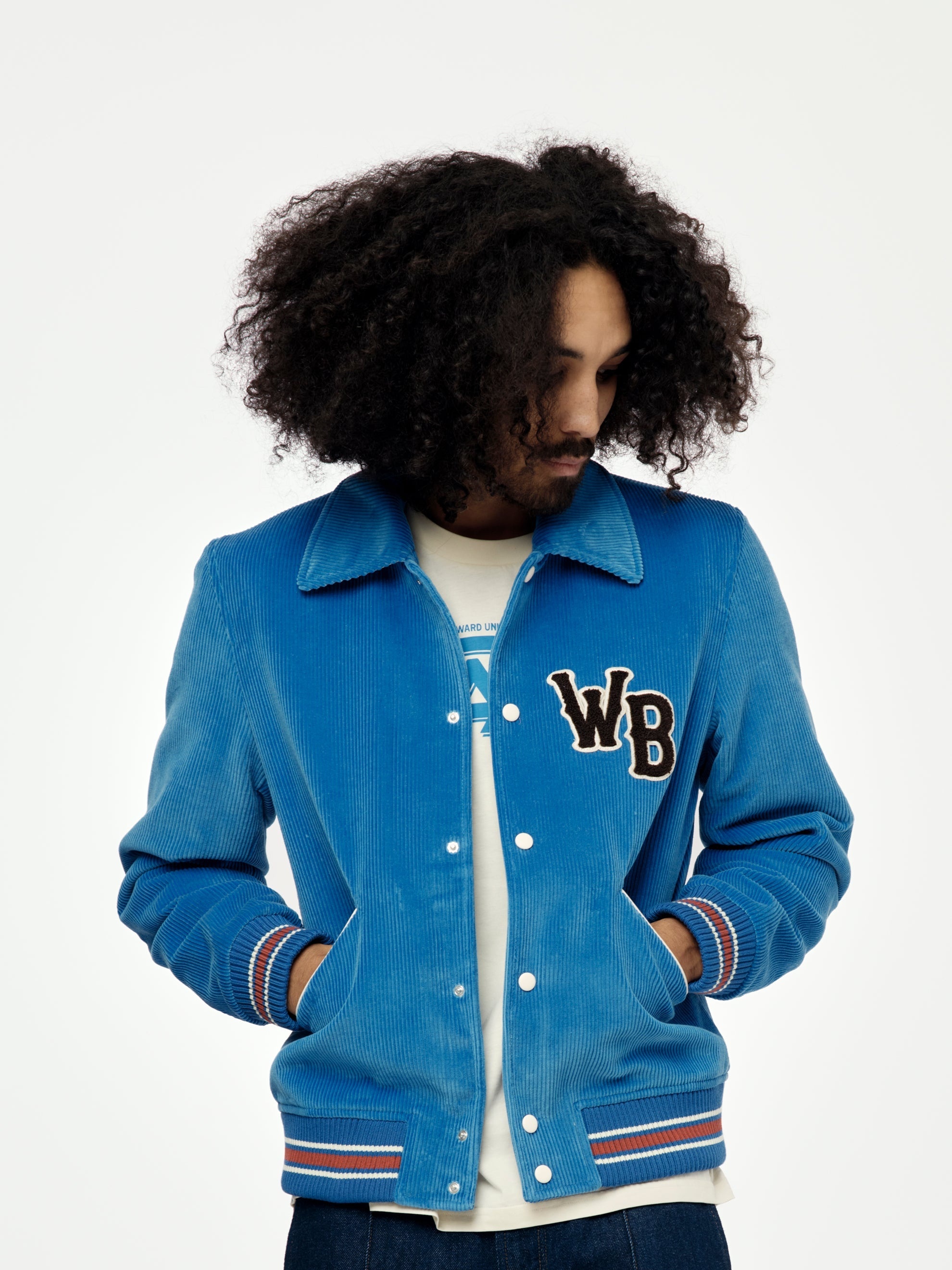 HOMECOMING VARSITY JACKET (BLUE) - 1