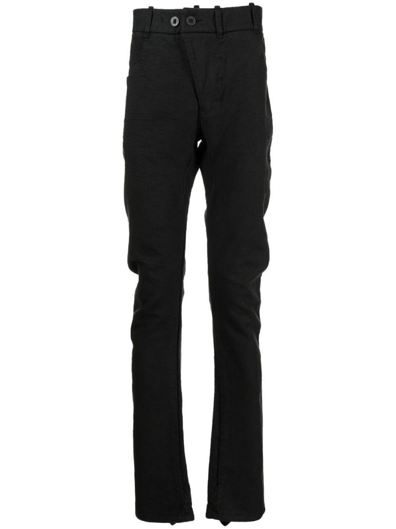 four-pocket slim-cut trousers - 1