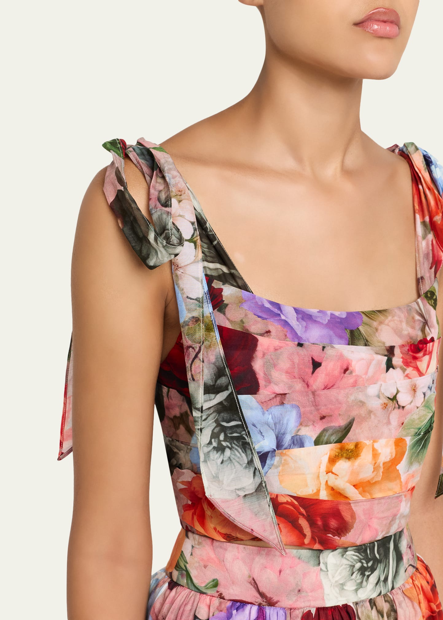 Haven Floral Cropped Blouse - 5