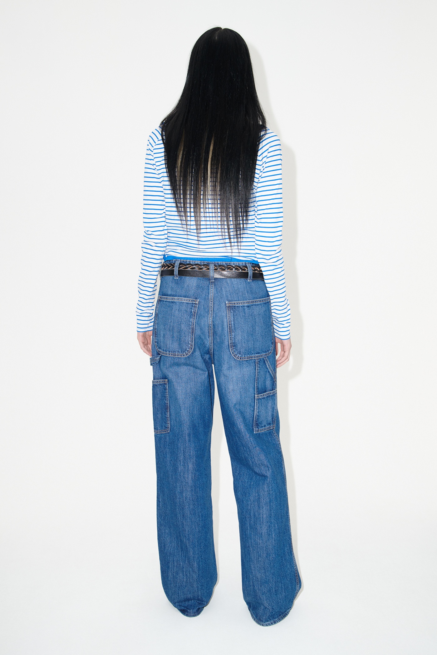 OUR LEGACY WESTERN BLUE TRADE DENIM TROUSER