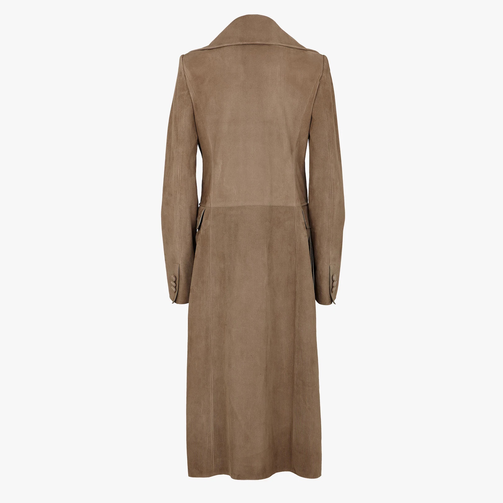 Brown suede overcoat - 2