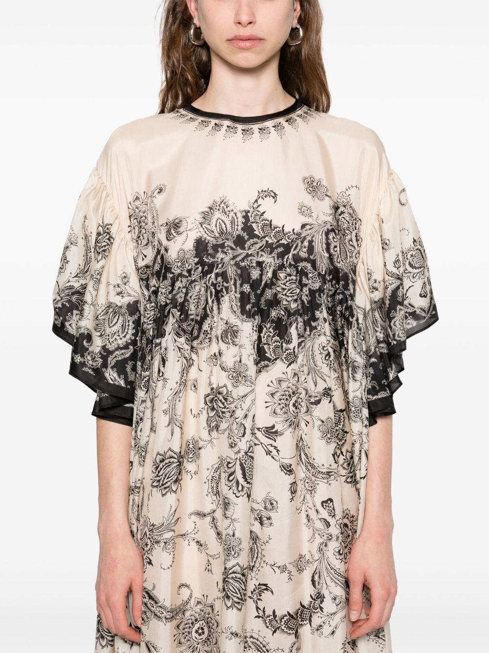paisley-print maxi dress - 5