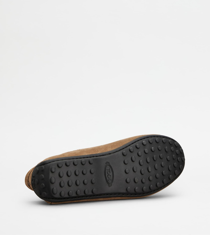 CITY GOMMINO LOAFERS IN SUEDE - BROWN 4