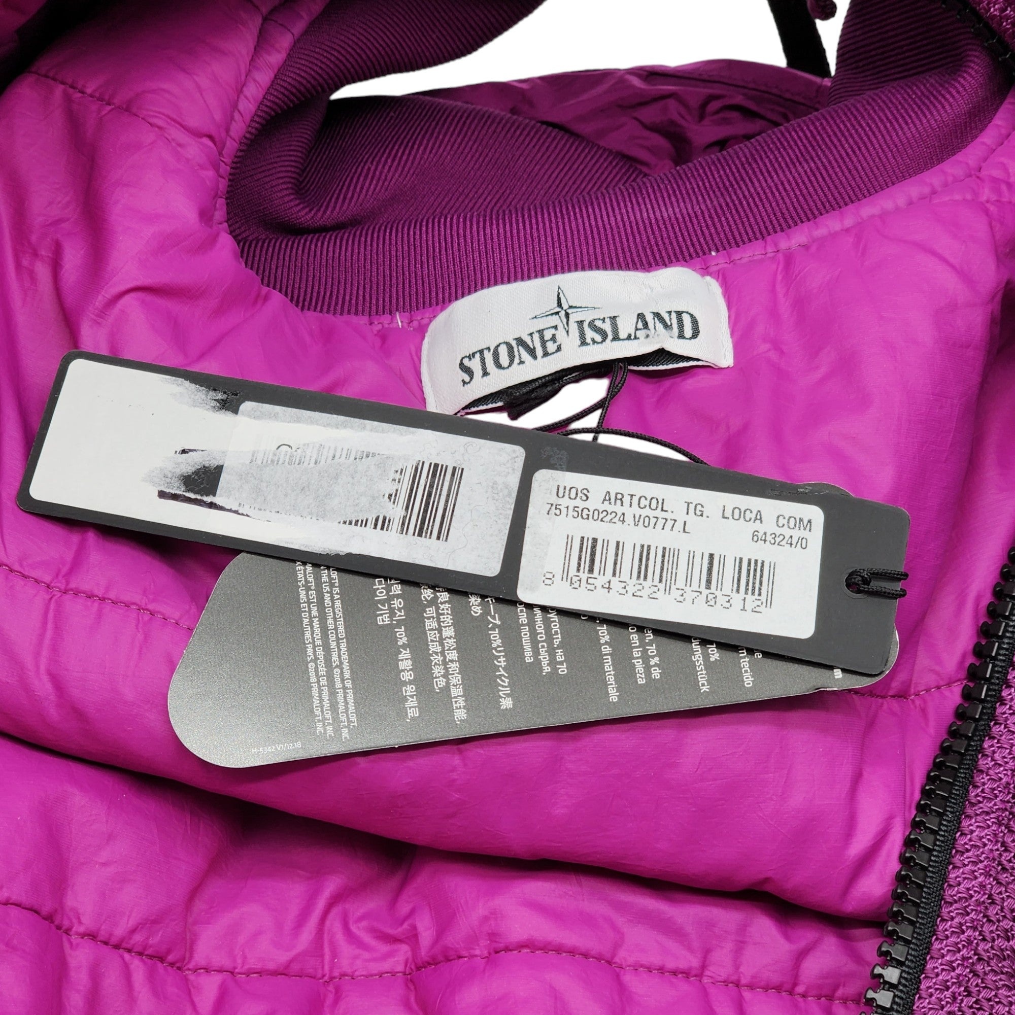 Stone Island Panama Modified Vest Purple L - 4