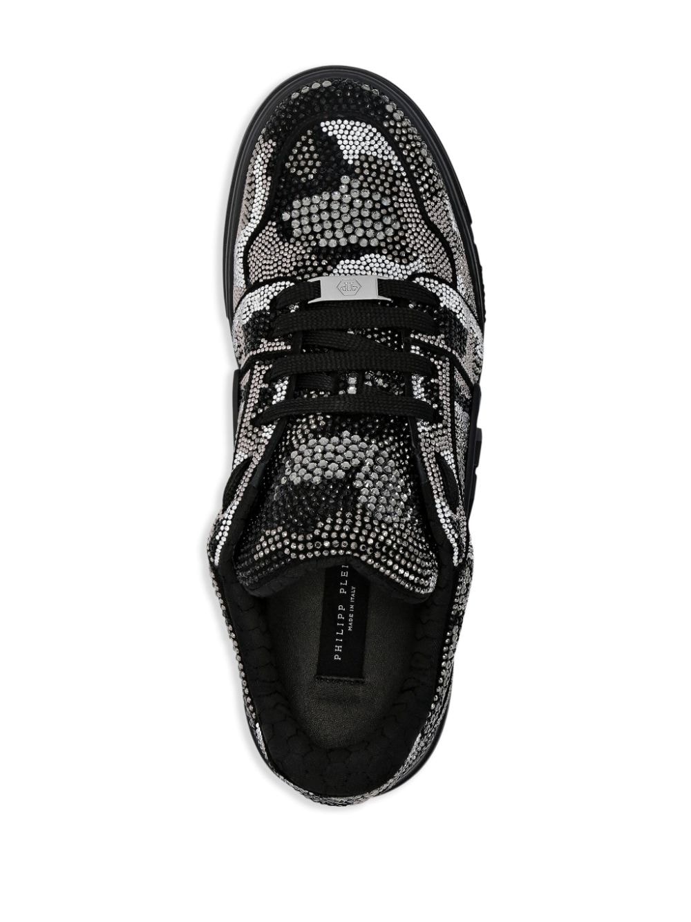 Crystal Royal Street embossed-logo sneakers - 3