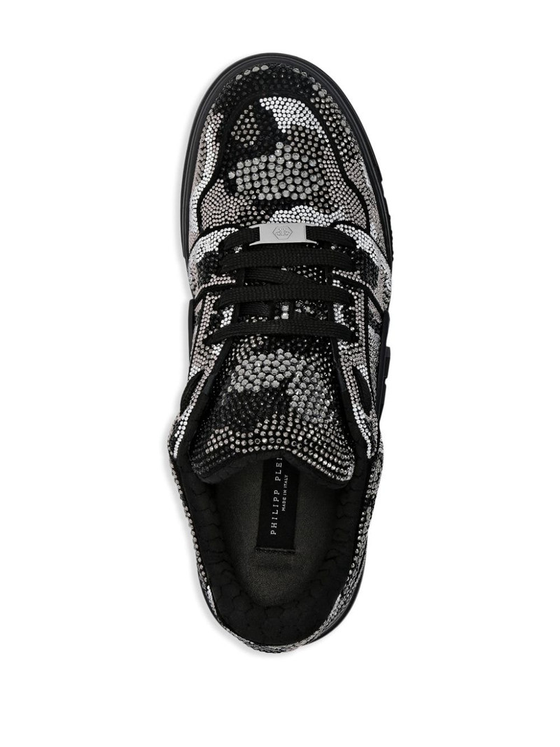 Crystal Royal Street embossed-logo sneakers 3