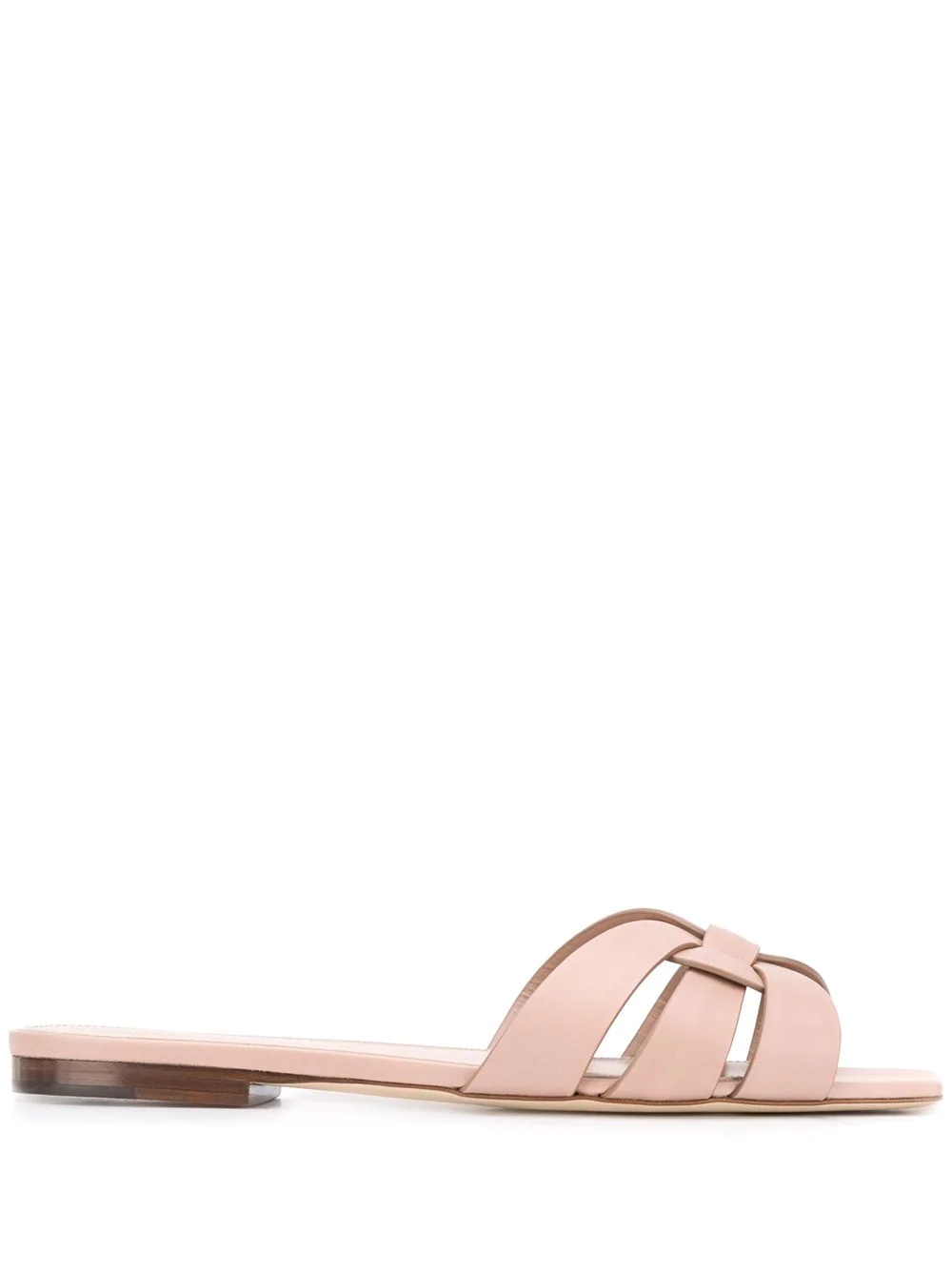 Tribute flat leather sandals - 1