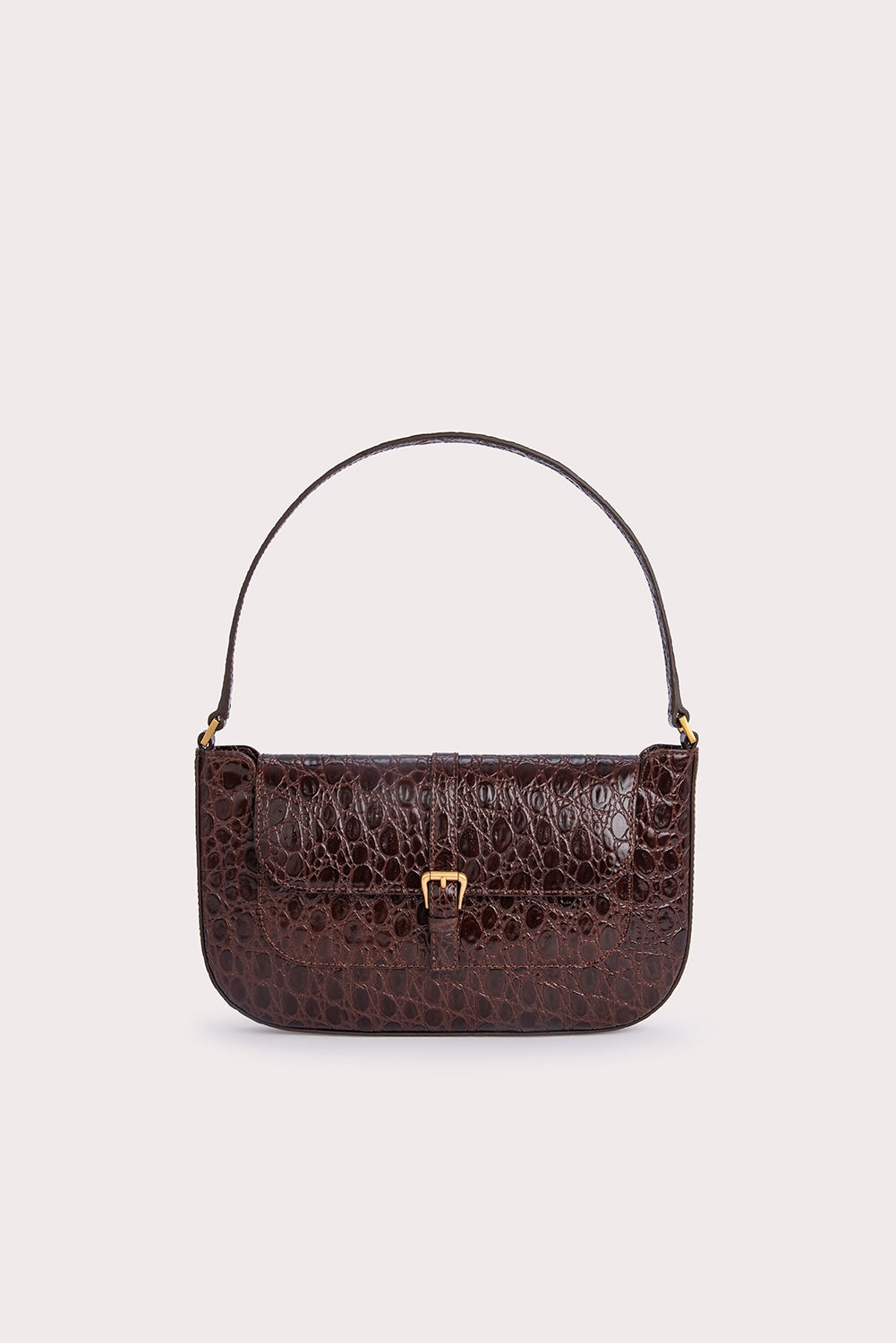 MIRANDA SEQUOIA CIRCULAR CROCO EMBOSSED LEATHER - 1