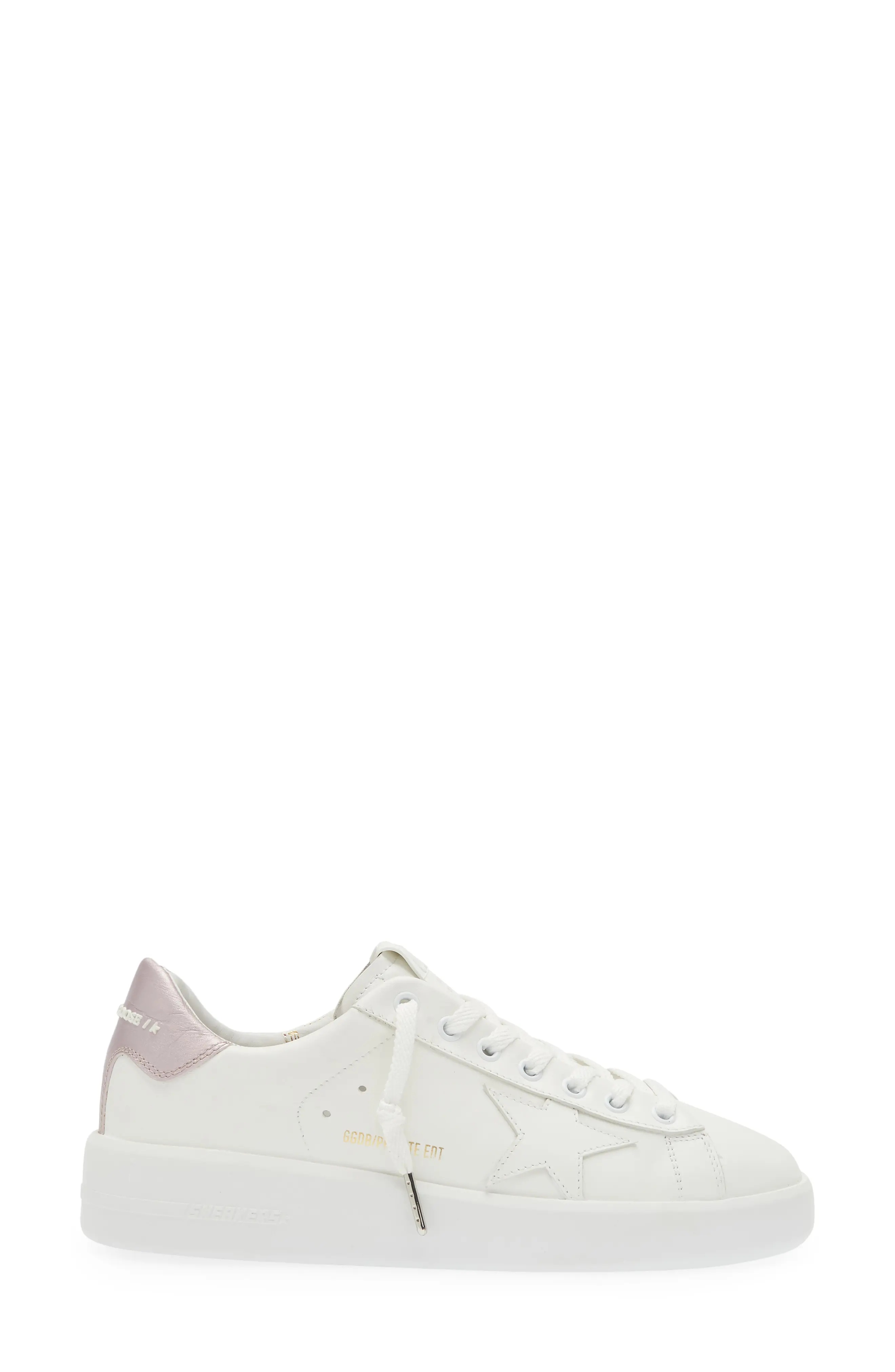 Purestar Low Top Sneaker in White/Lilac - 3