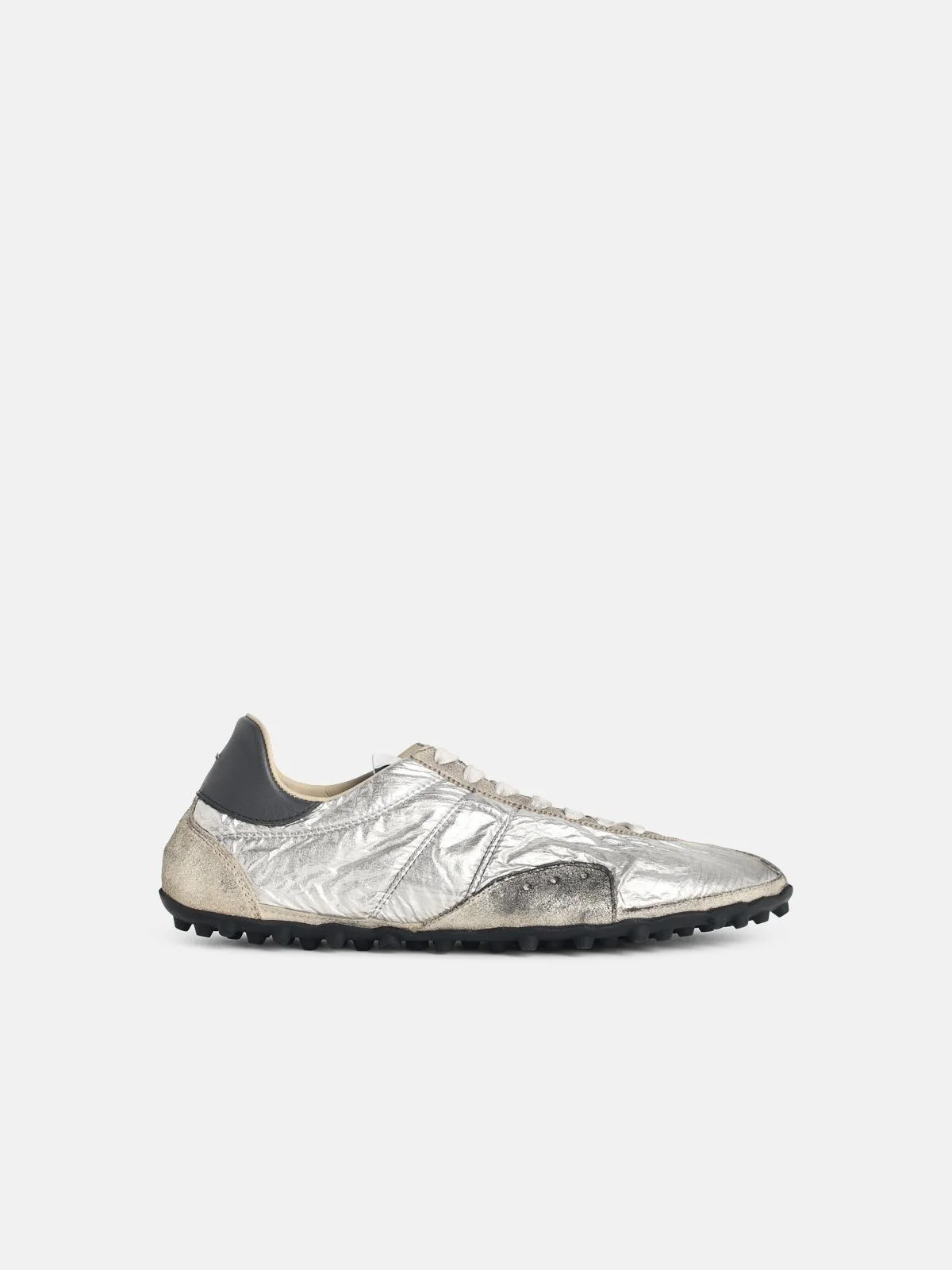 'SPRINTERS' SILVER POLYESTER SNEAKERS - 1