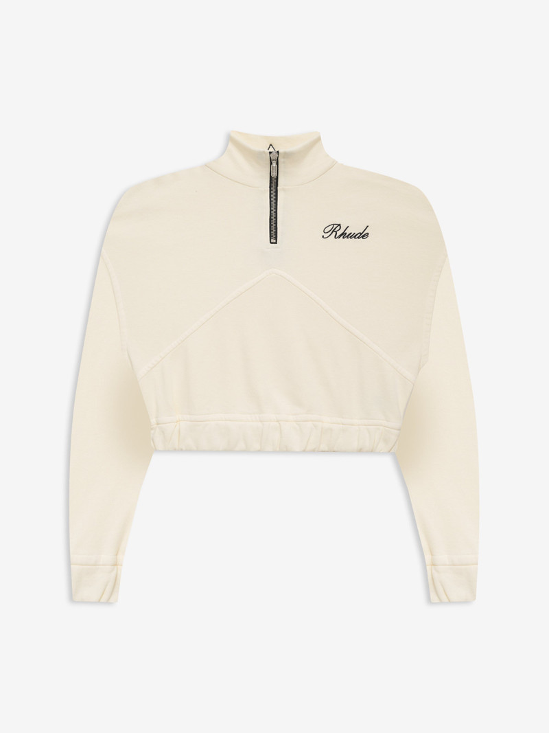 LOGO CROPPED QUARTER ZIP 1