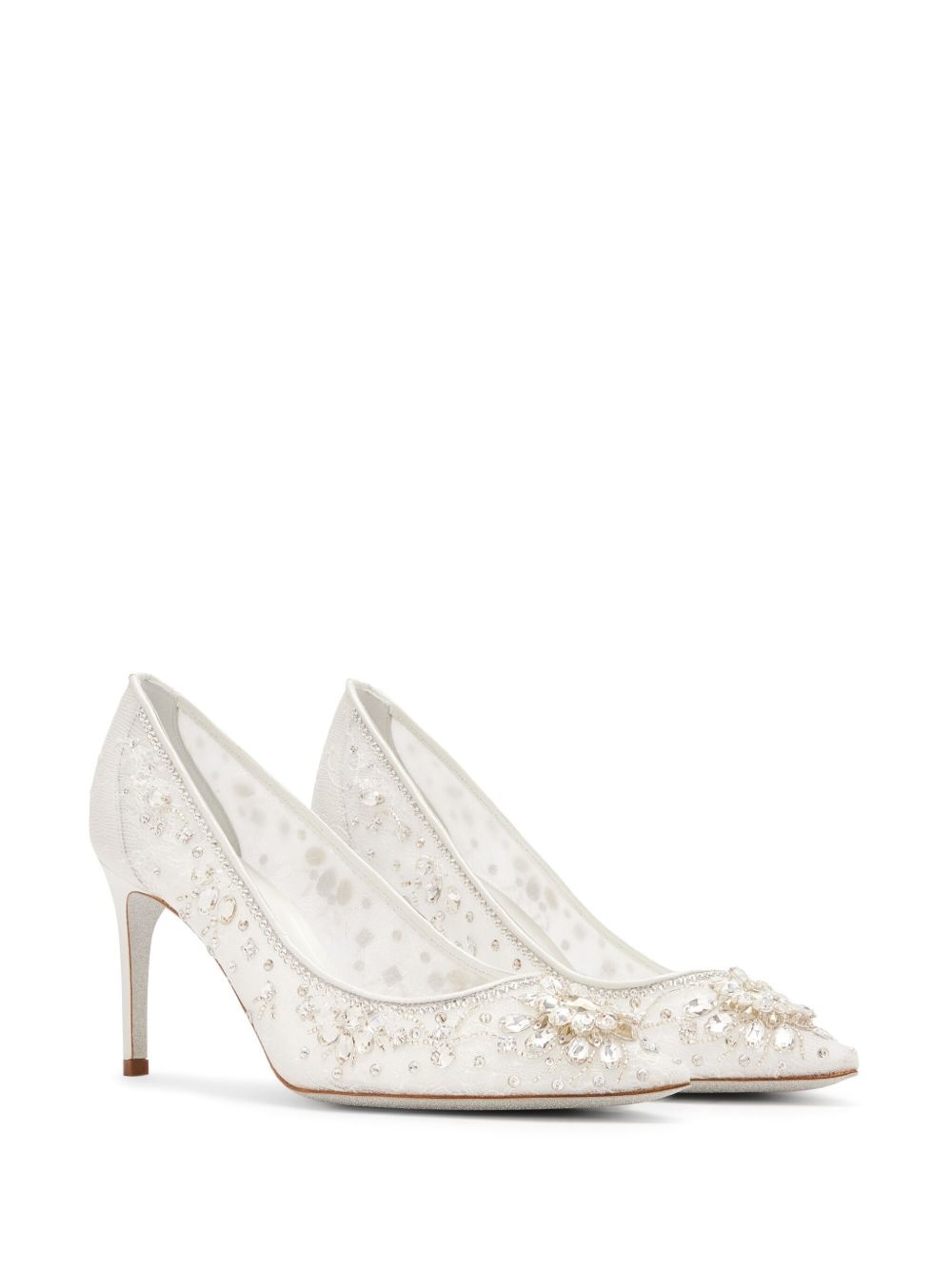 crystal-embellished pumps - 2