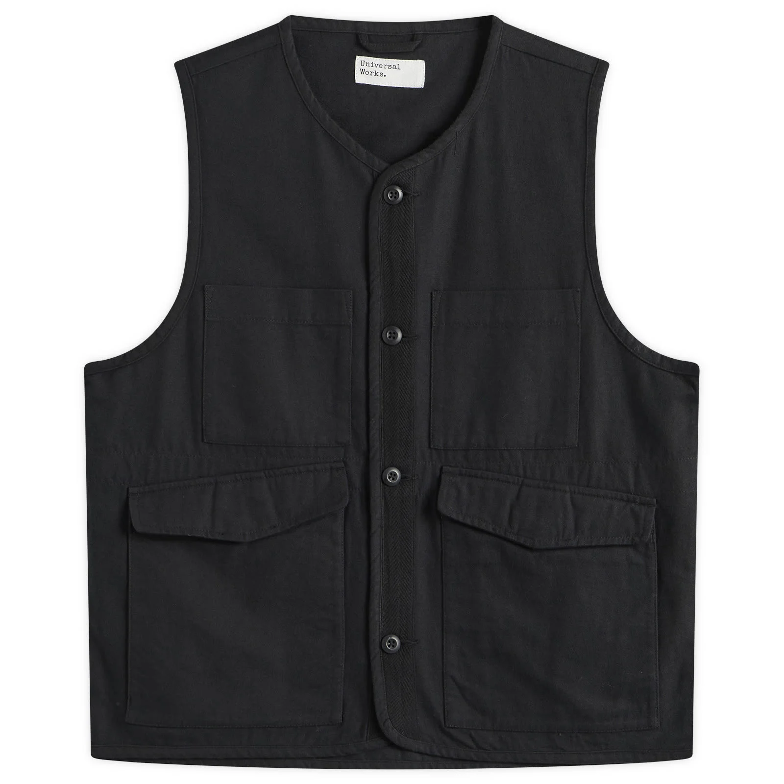 Universal Works Brushed Moleskin 4 Pocket Gilet - 1