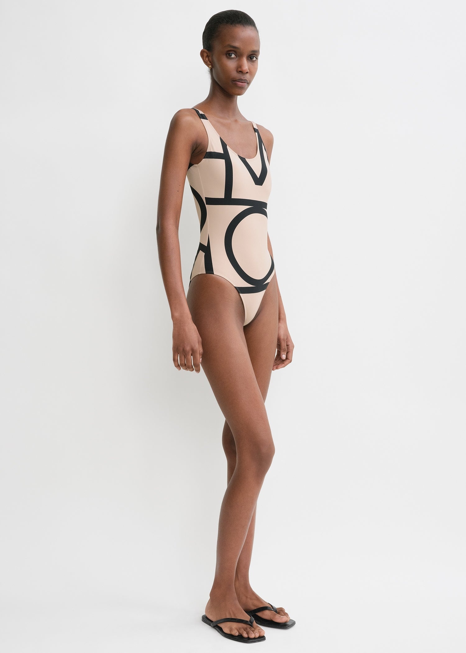 Monogram swimsuit beige - 3