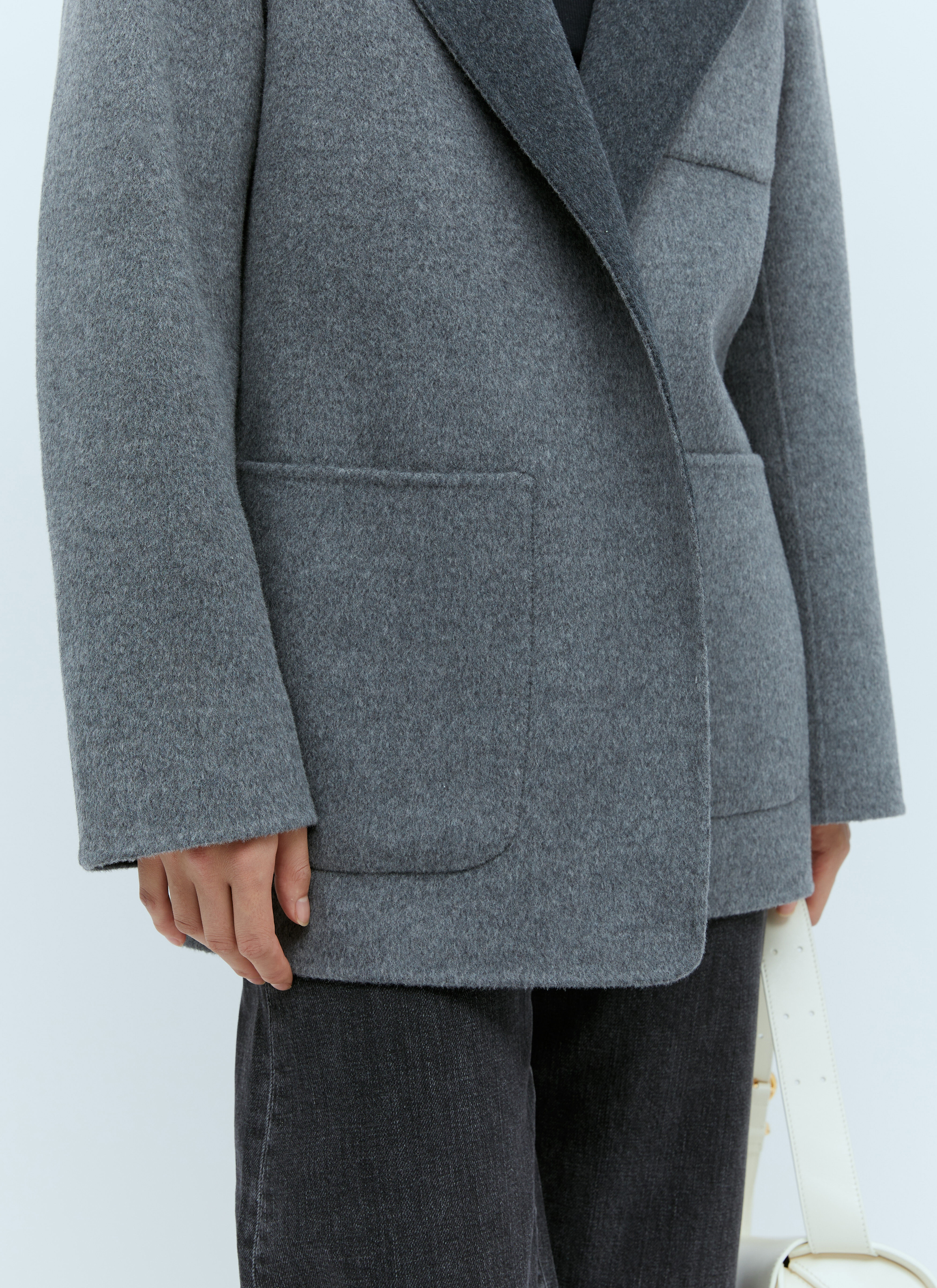 Patch Pocket Doublé Wool Jacket - 4