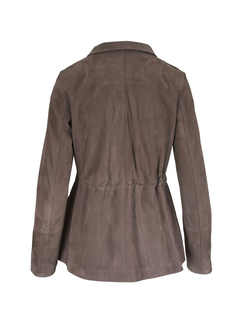 AKRIS Chianti suede jacket outlook