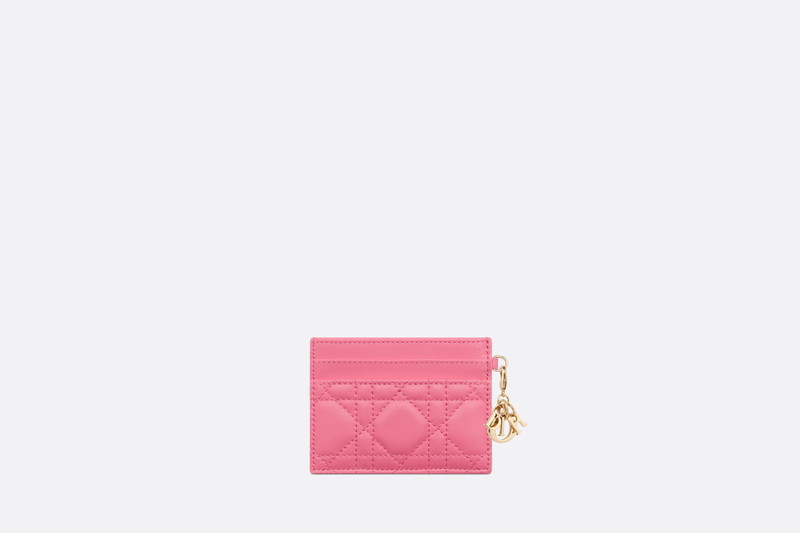 Dior Dioriviera Lady Dior Freesia Card Holder outlook