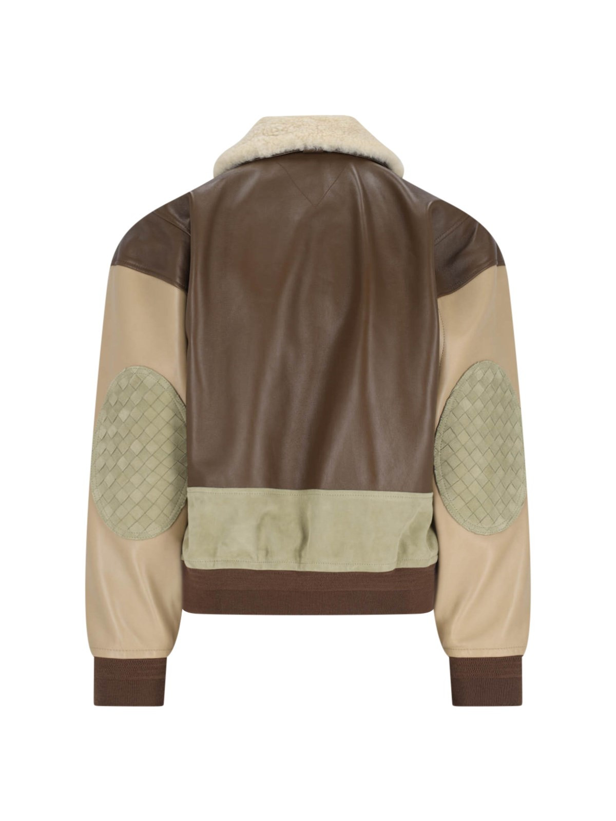 SHEARLING COLLAR BOMBER JACKET - 2