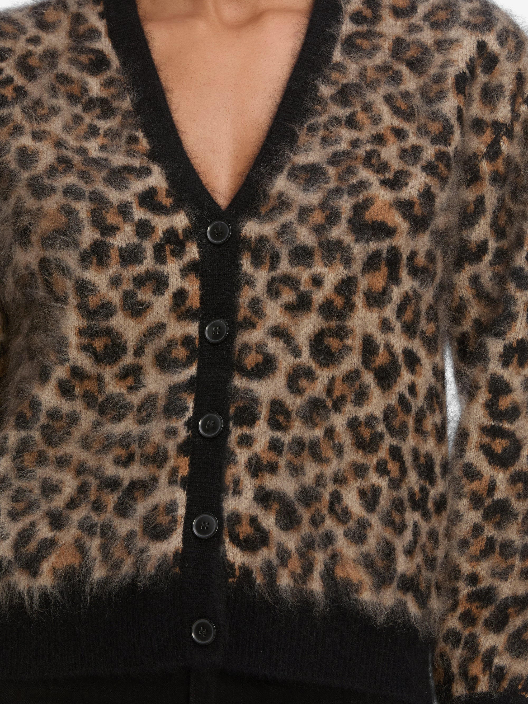 The Brushed Leopard Cardi in Leopard - 4