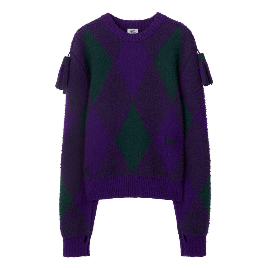Burberry Diamond-Pattern Wool Jumper - 5