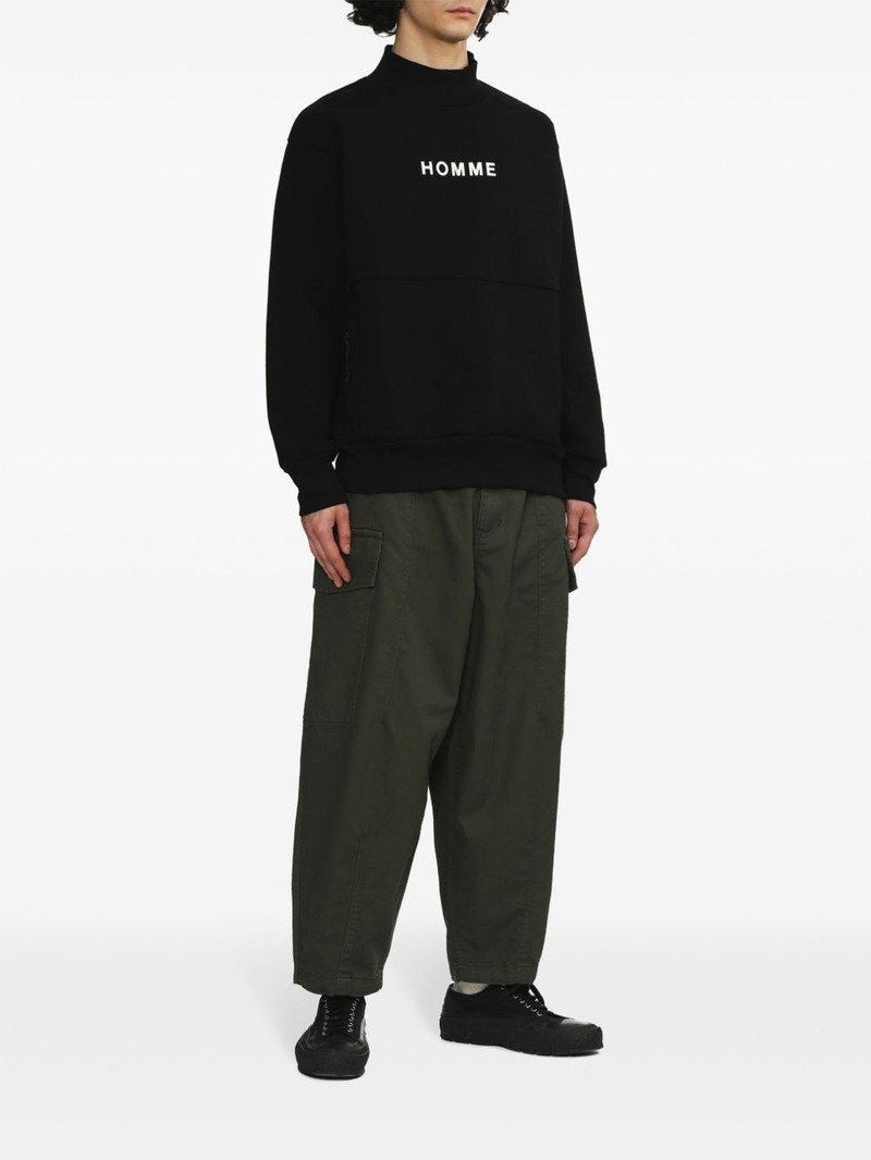 Comme des Garçons Homme logo-print sweatshirt outlook