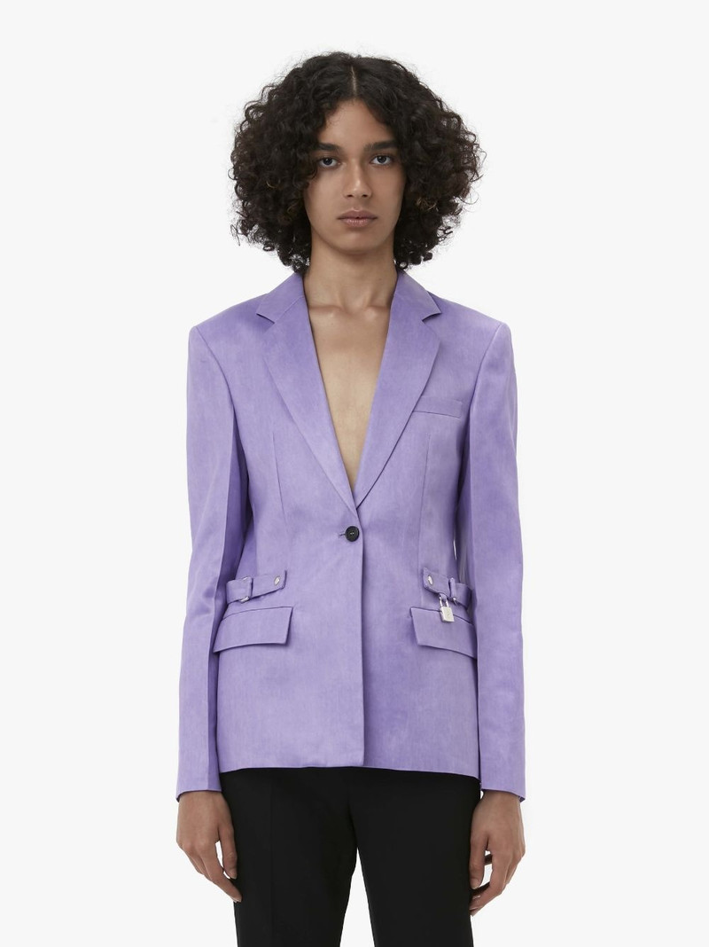 JW Anderson PADLOCK STRAP SINGLE-BREASTED BLAZER outlook
