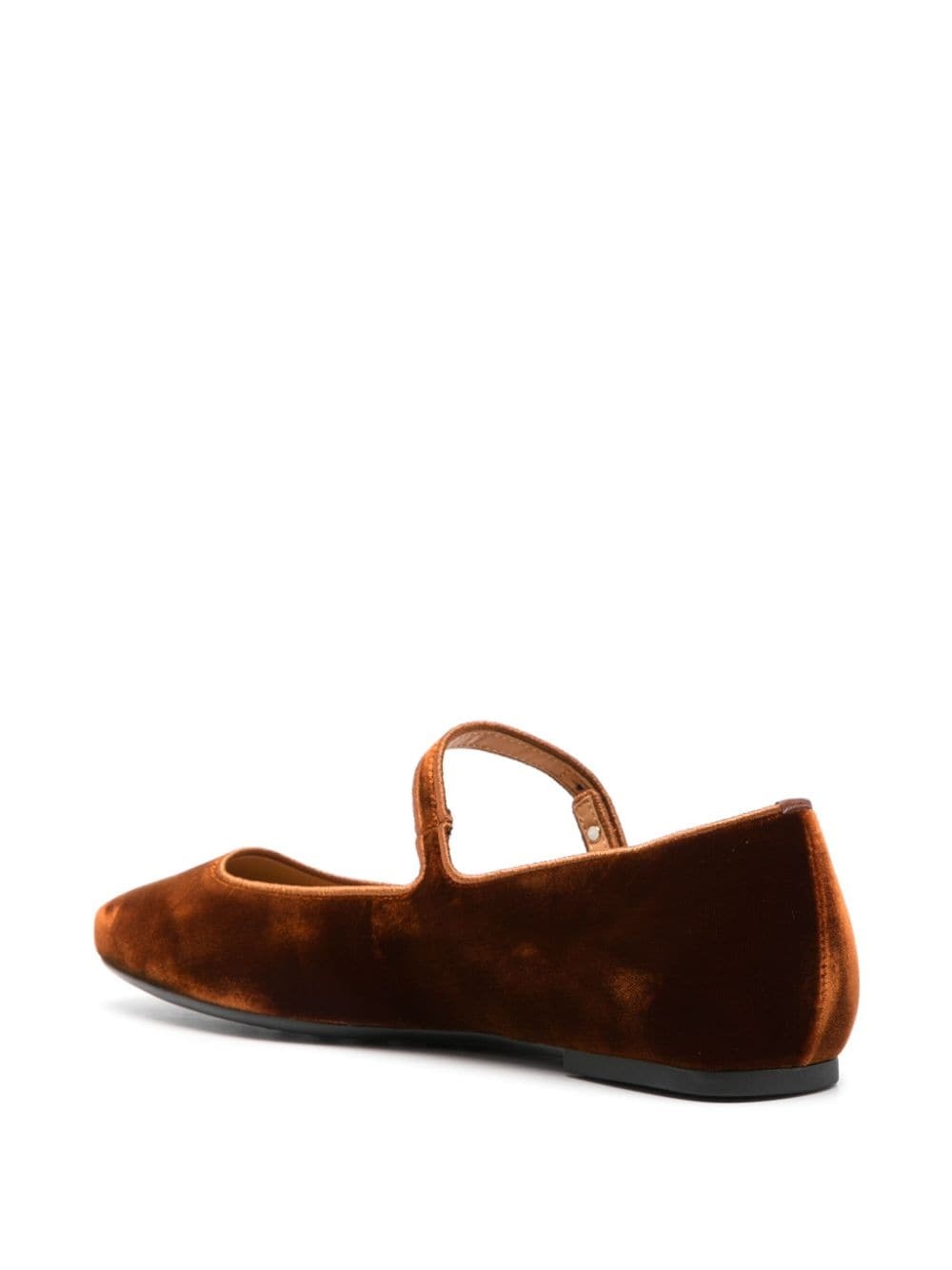 velour ballerina shoes - 3