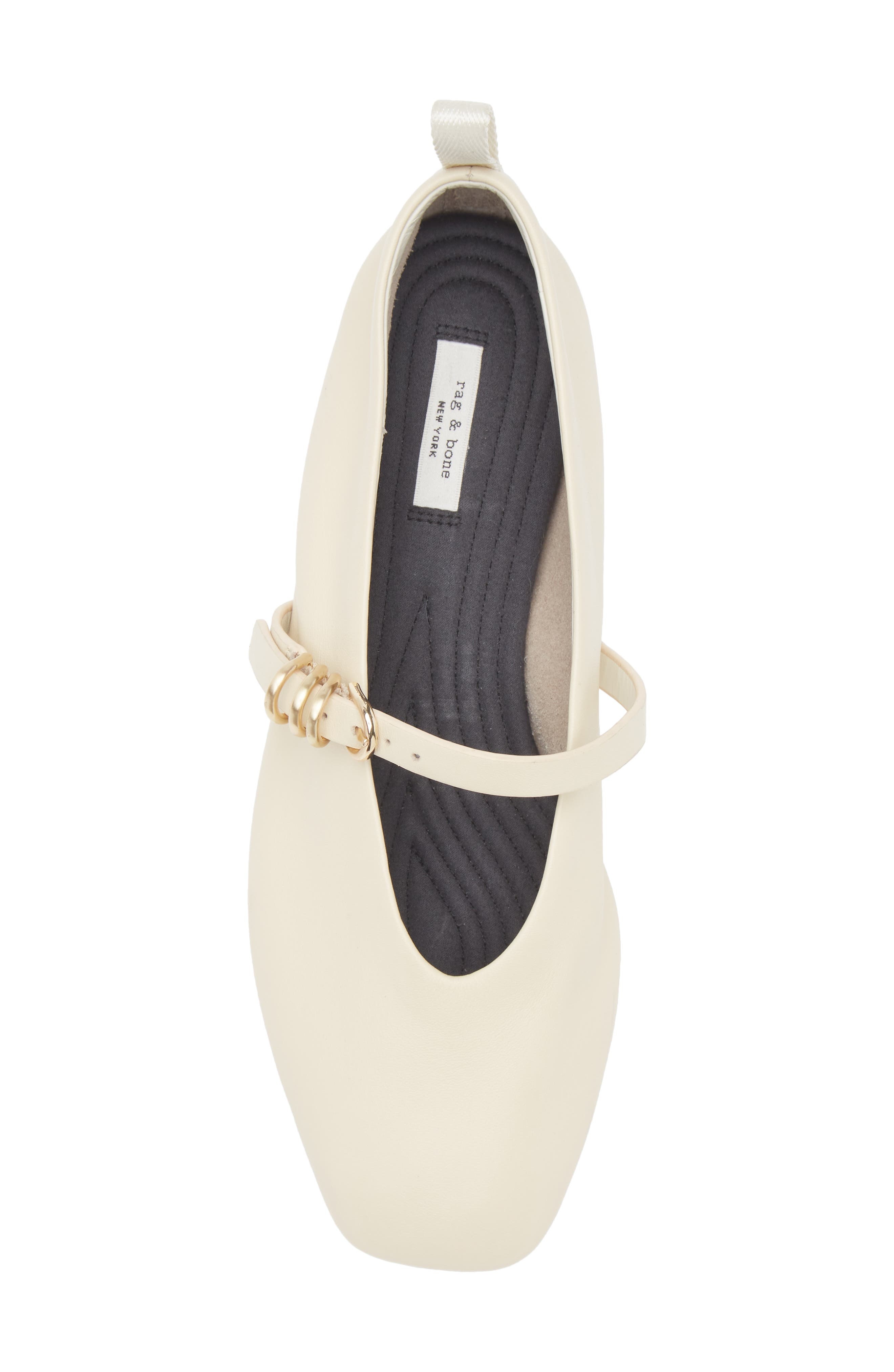 rag & bone Spire Mary Jane Flat in Greige Leather at Nordstrom - 5