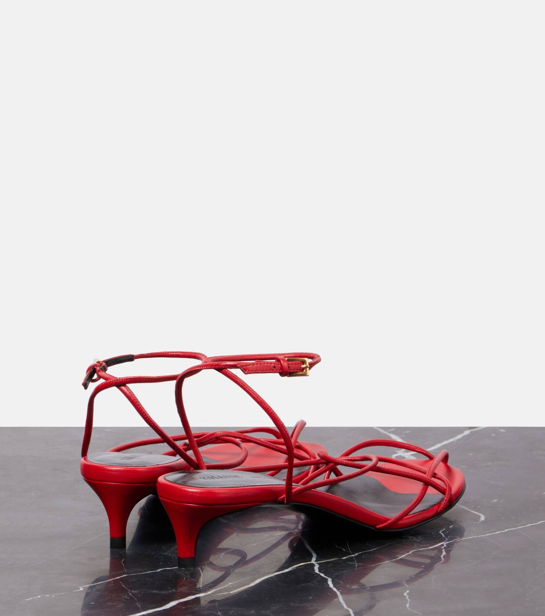 Loulou 35 leather slingback sandals - 2