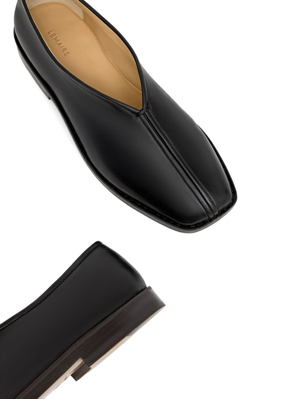 square-toe loafers - 4