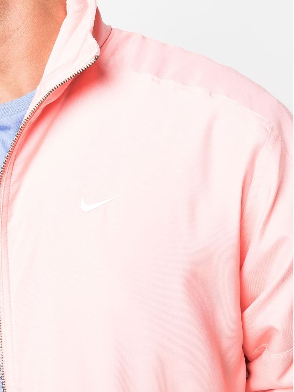 Swoosh-print bomber jacket - 6