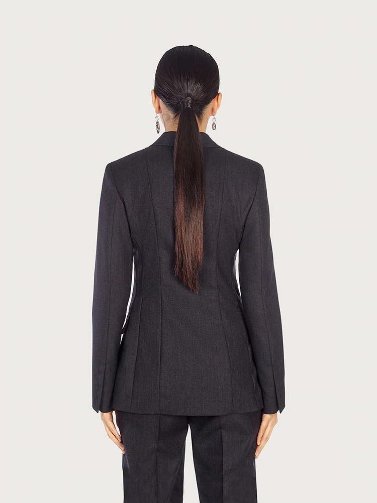 DOUBLE BREASTED BLAZER - 4