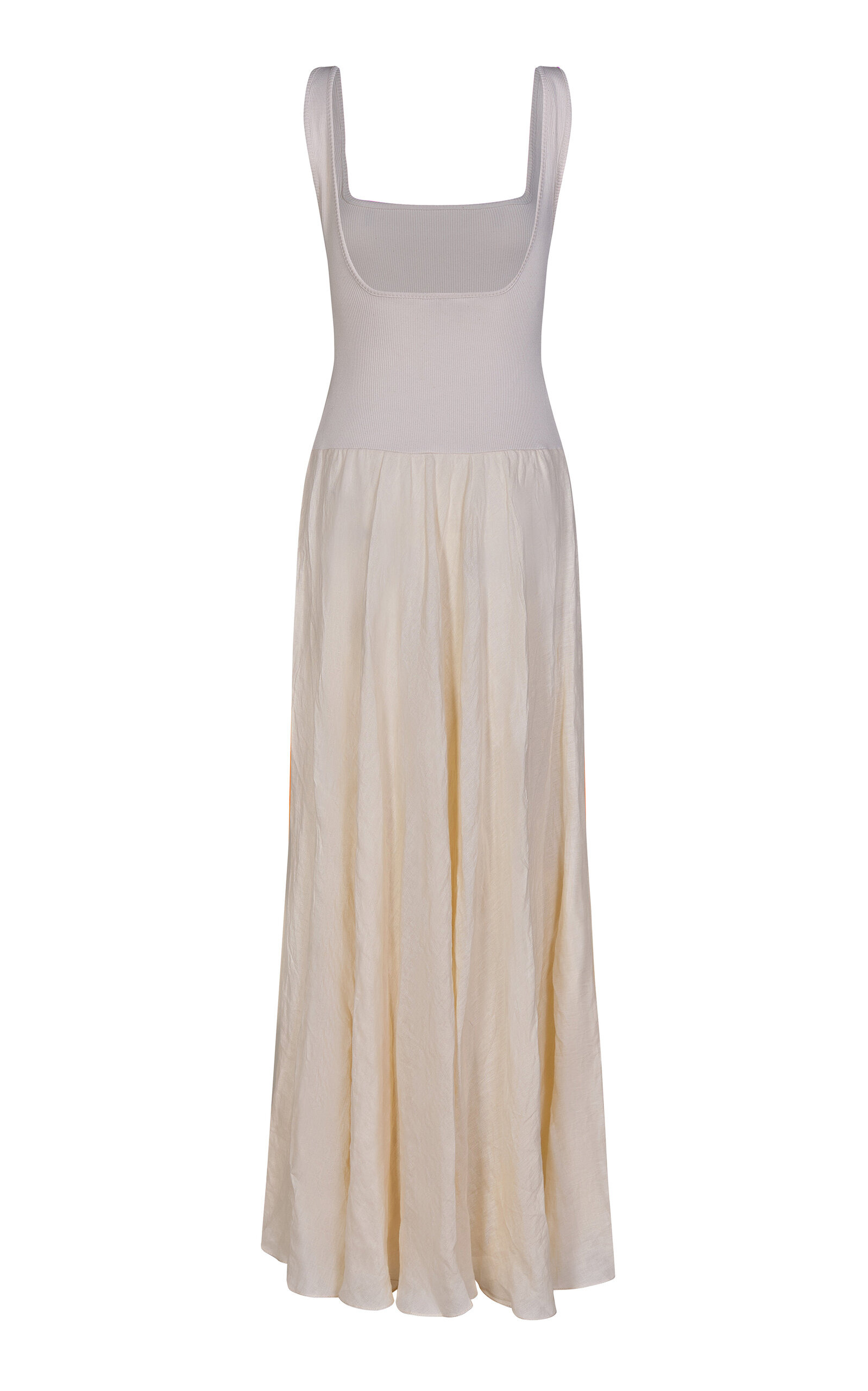 Mariner Linen-Cotton Maxi Dress off-white - 6