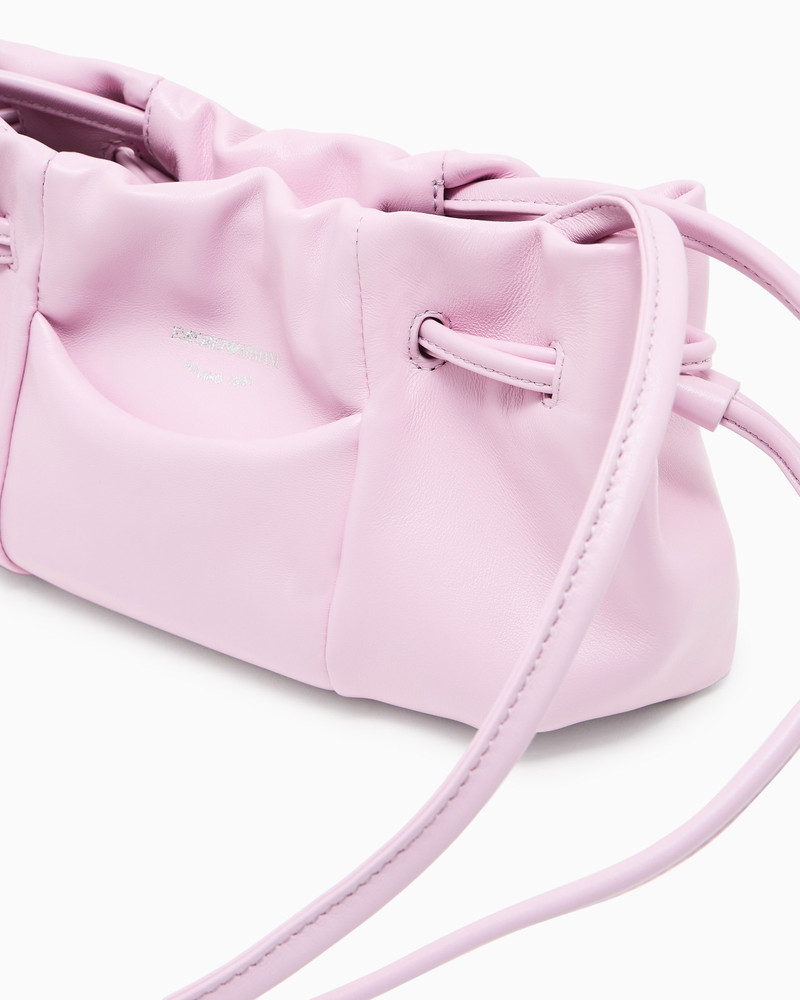 SMALL SHOULDER BAG WITH NAPPA-LEATHER DRAWSTRING 5