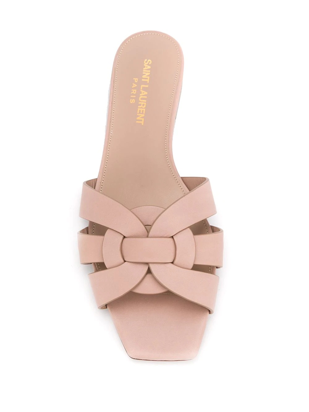 Tribute flat leather sandals - 4