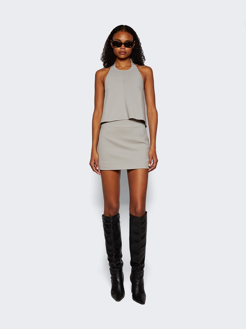 WARDROBE.NYC Column Mini Skirt Cement Grey outlook