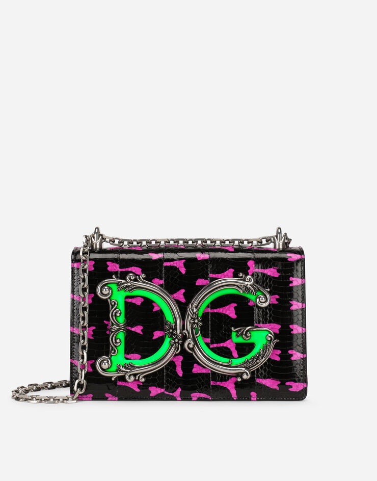 DG Girls crossbody bag in printed elaphe - 1