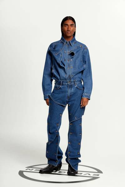 Y/Project Classic Button Panel Jeans outlook