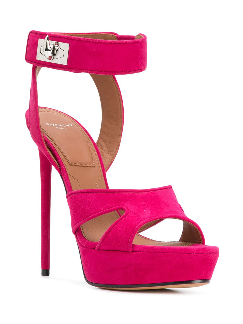 Givenchy Shark lock sandals outlook