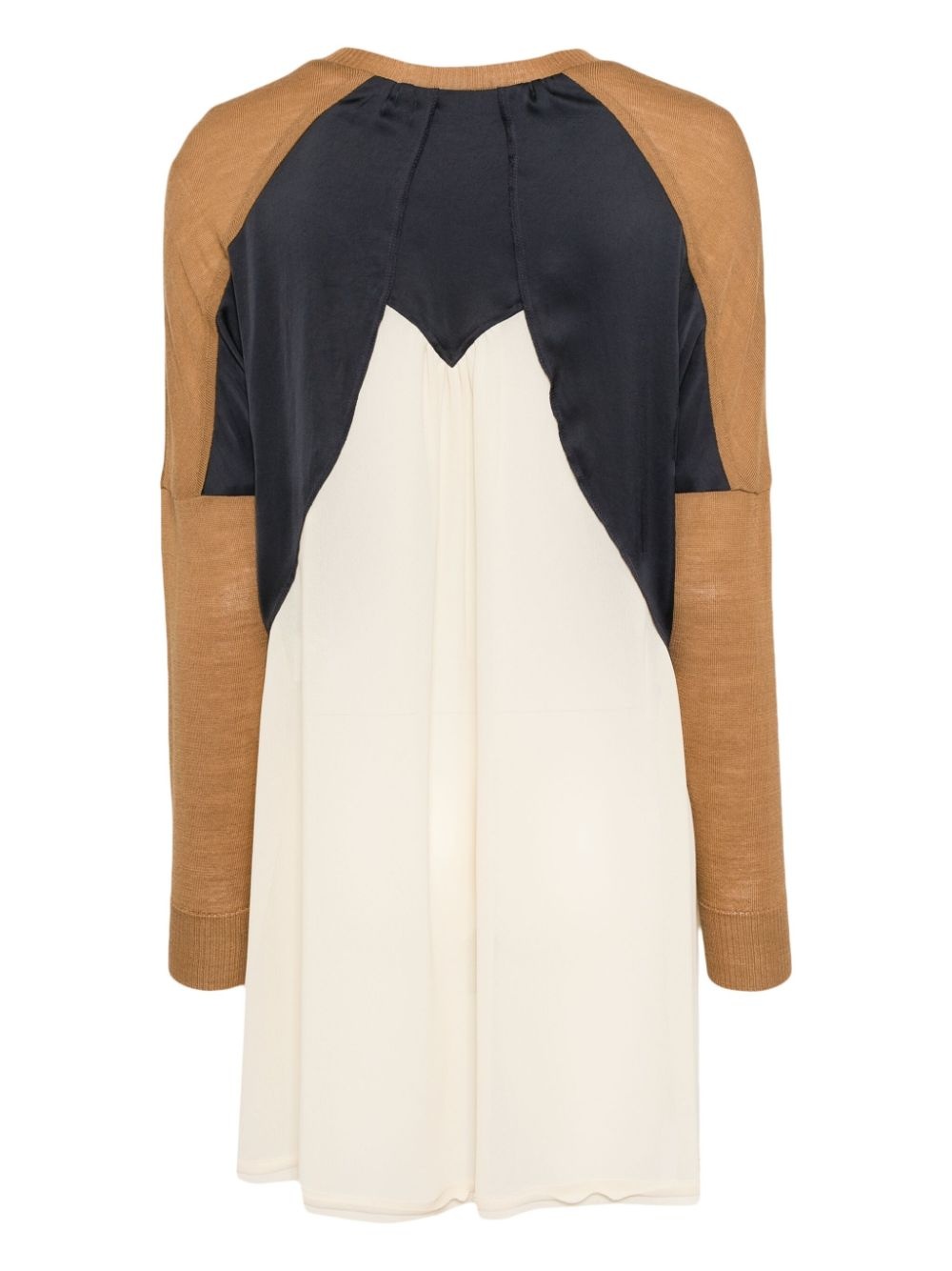 panelled jumper - 2