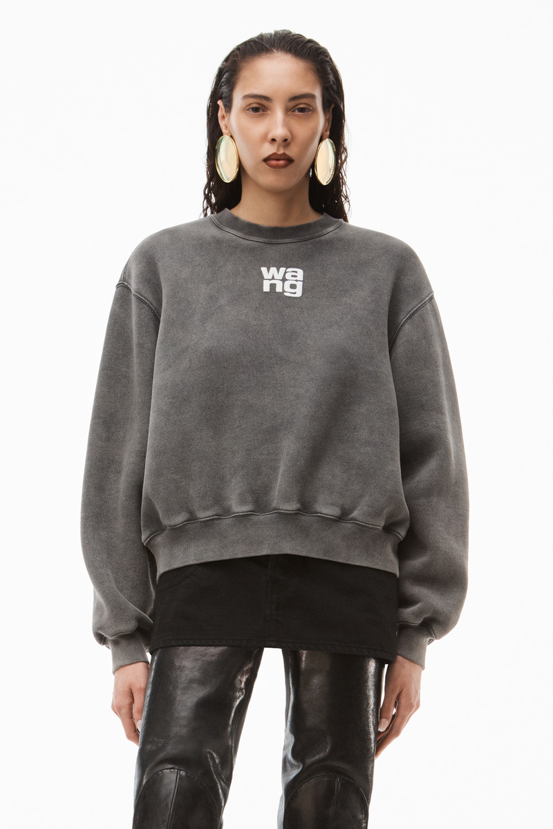 PUFF LOGO CREW SWEATSHIRT IN TERRY 2