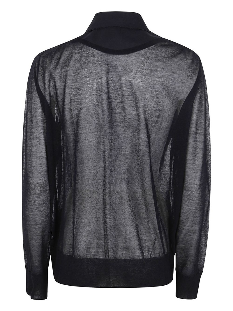 sacai semi-sheer blazer outlook