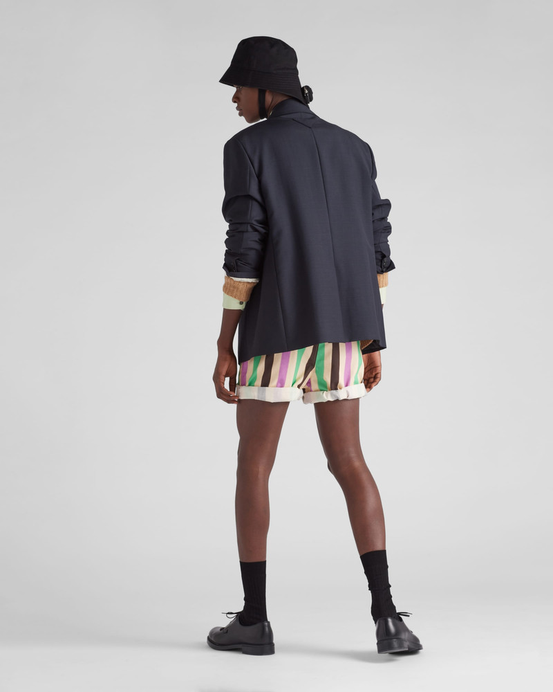 Single-breasted wool and mohair jacket 5