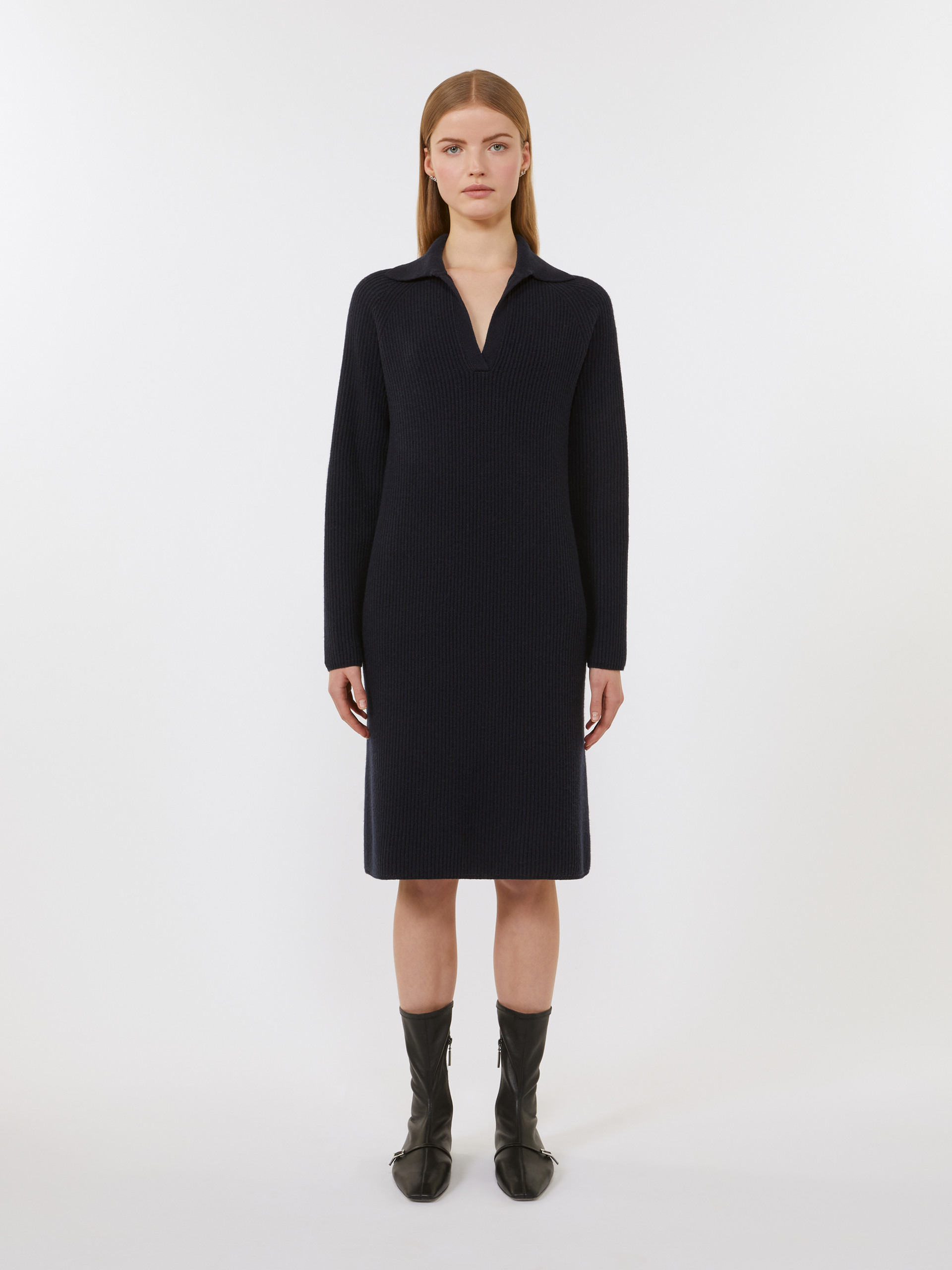 MANA Relaxed-fit wool and cashmere dress - 3
