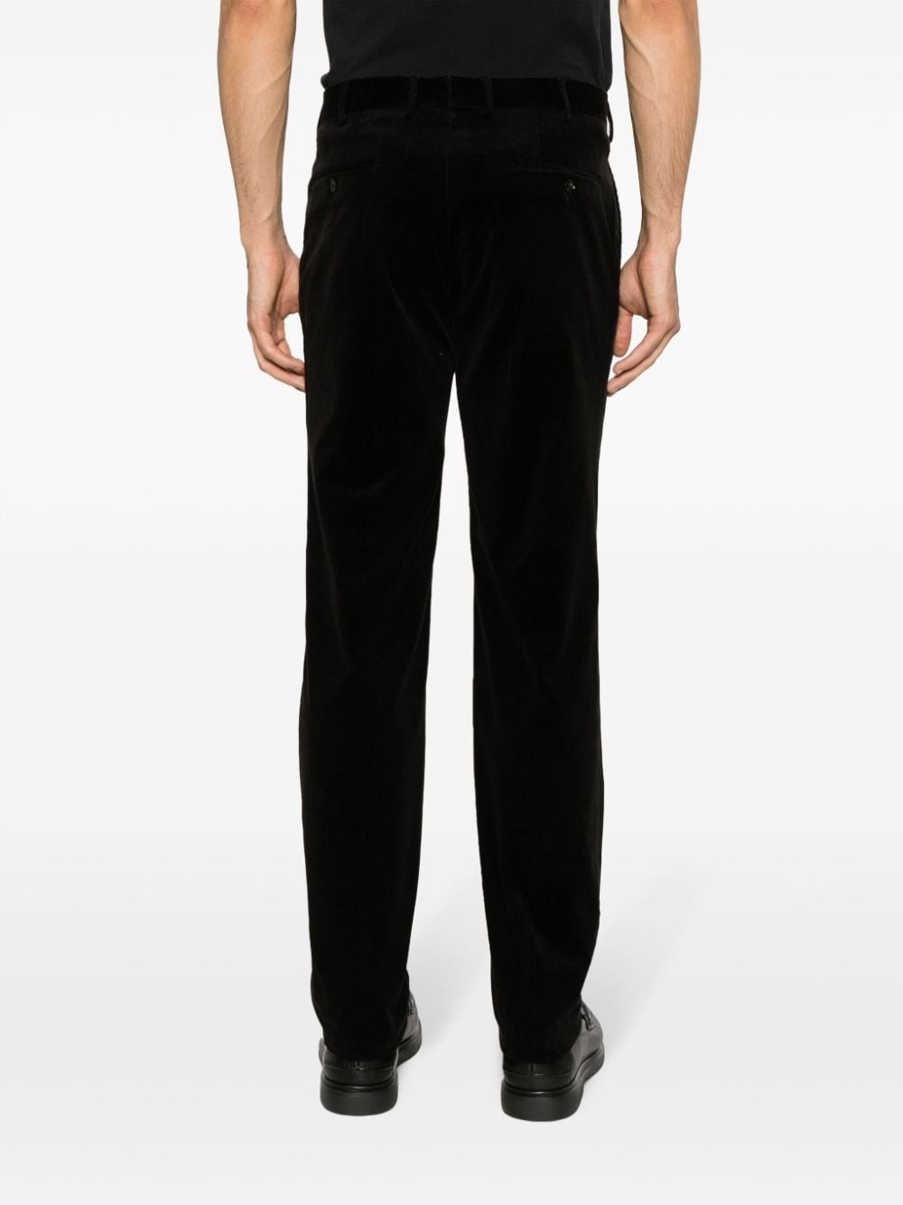 corduroy straight-leg trousers - 4