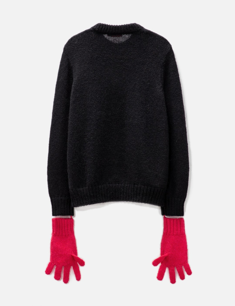 CHARLES JEFFREY LOVERBOY GLOVES MOHAIR JUMPER outlook